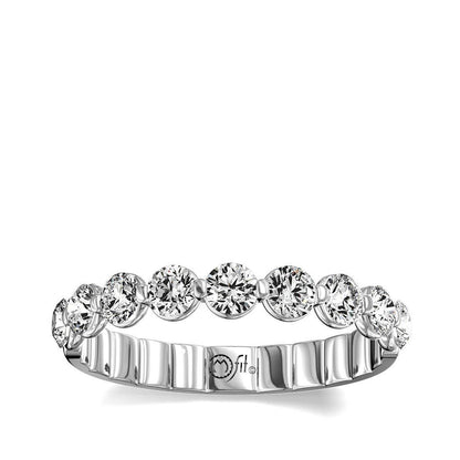 My Caroline 1 ct. tw. Diamond 9-Stone Anniversary Band in 14K White Gold