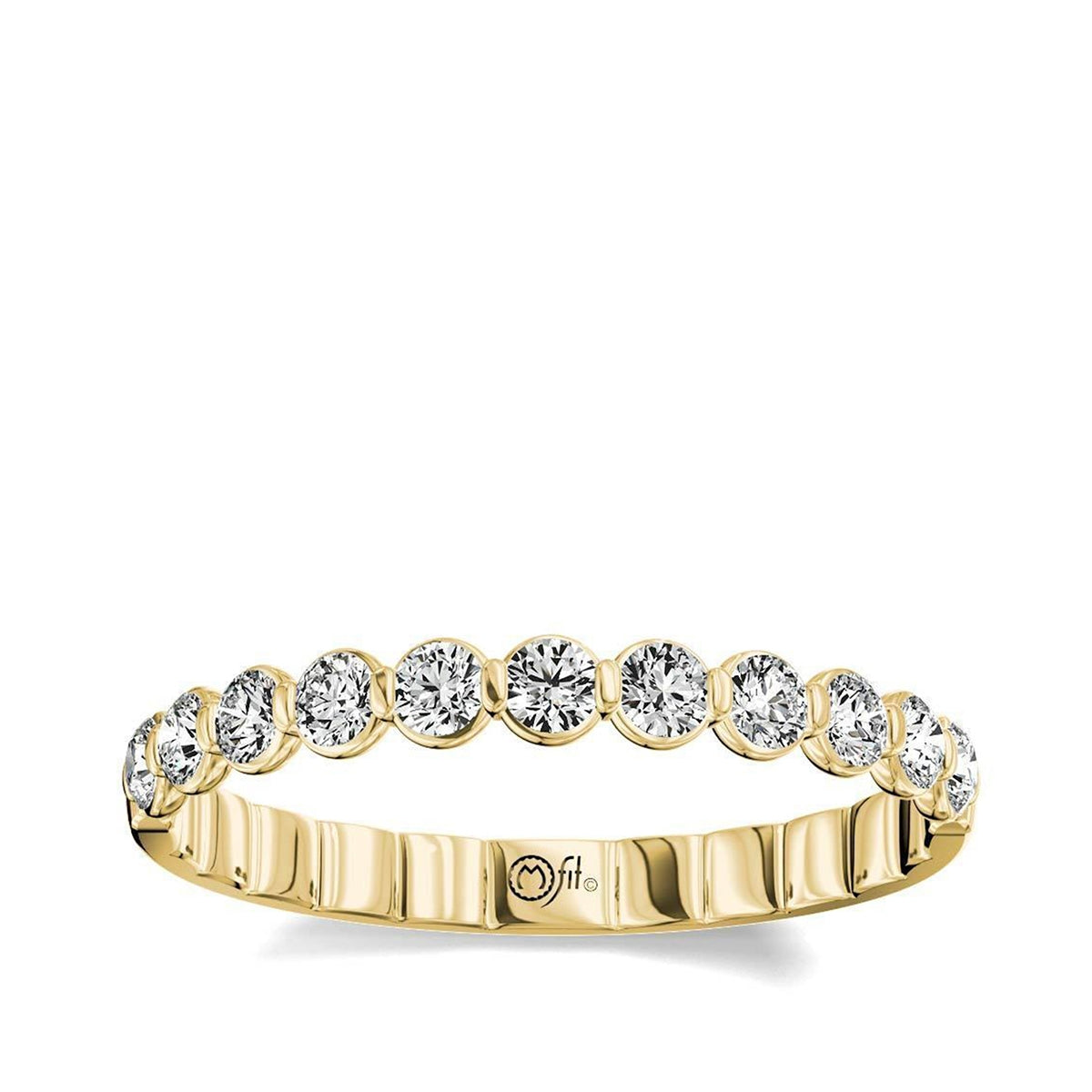My Caroline 3/4 ct. tw. Diamond 11-Stone Anniversary Band in 14K Yellow Gold