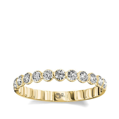 My Caroline 3/4 ct. tw. Diamond 11-Stone Anniversary Band in 14K Yellow Gold