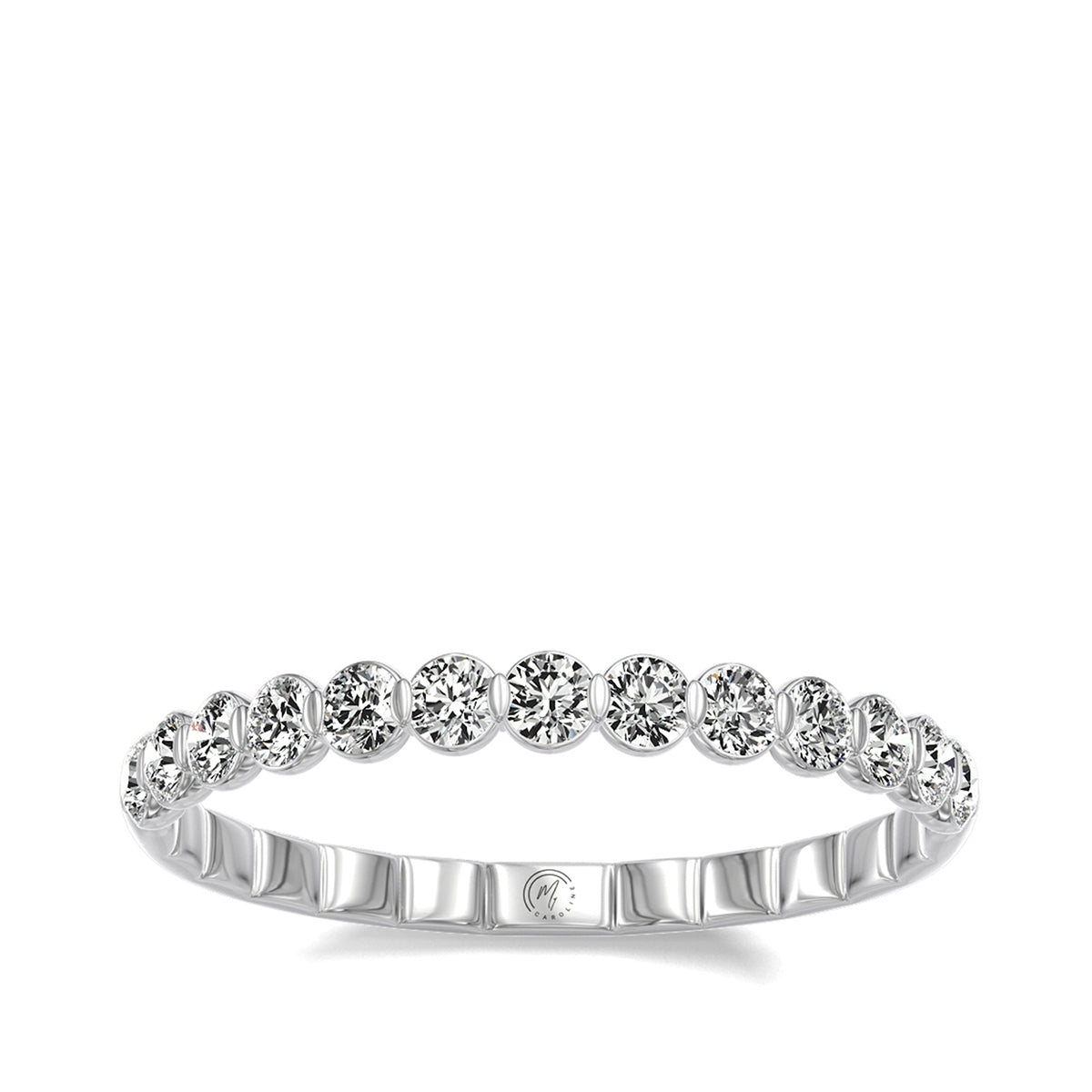 My Caroline 1/4 ct. tw. Diamond 13-Stone Anniversary Band in 14K White Gold