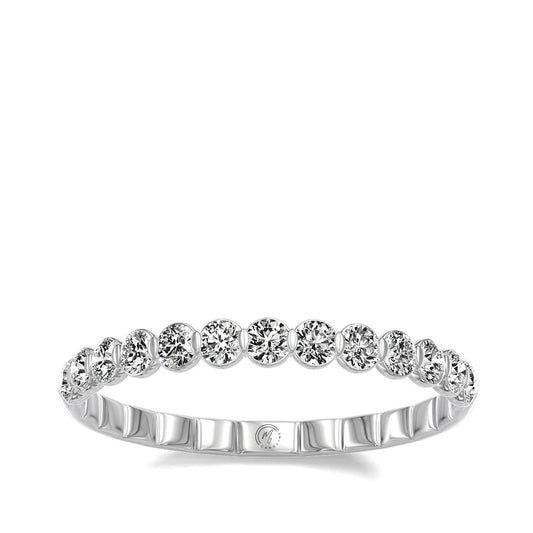 My Caroline 1/4 ct. tw. Diamond 13-Stone Anniversary Band in 14K White Gold