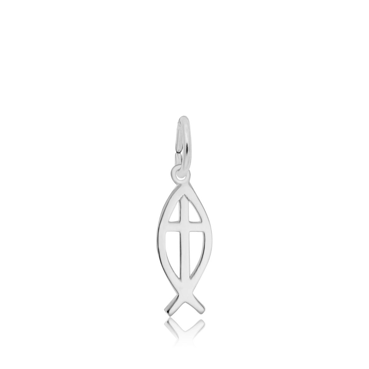 Ichthys Charm in Sterling Silver