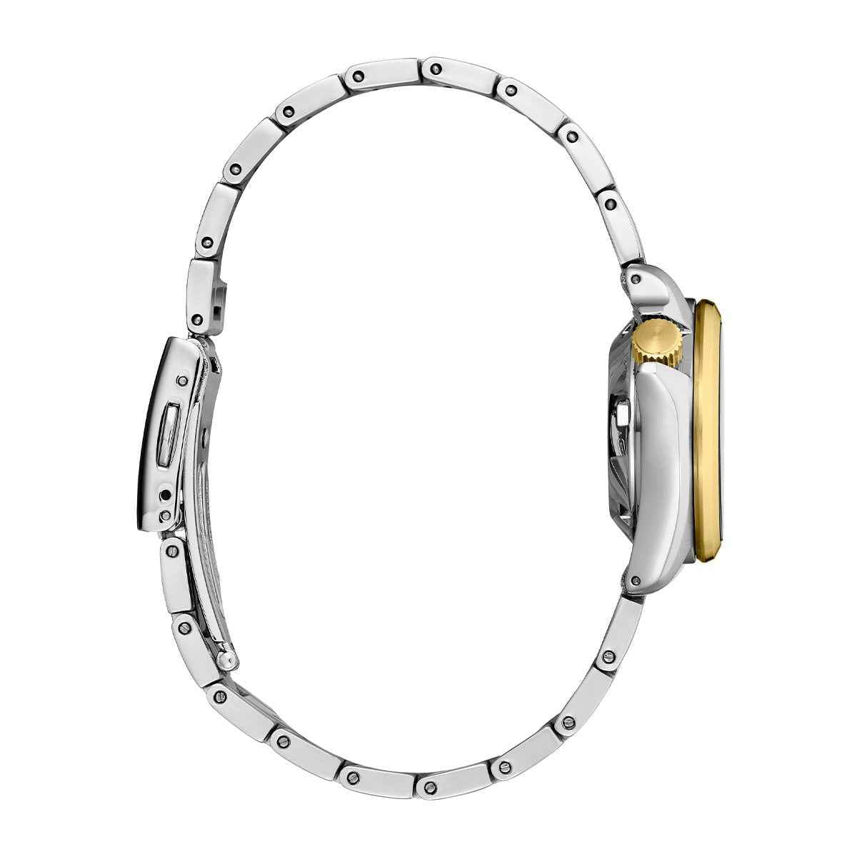 Seiko Ladies' 5 Sports Automatic Two-Tone Stainless Steel Watch with White Dial