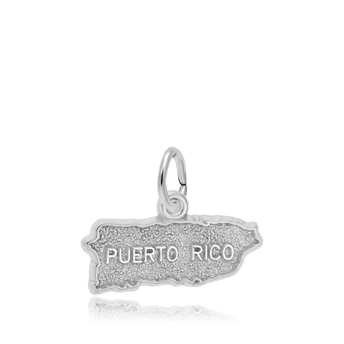 Puerto Rico Charm in Sterling Silver