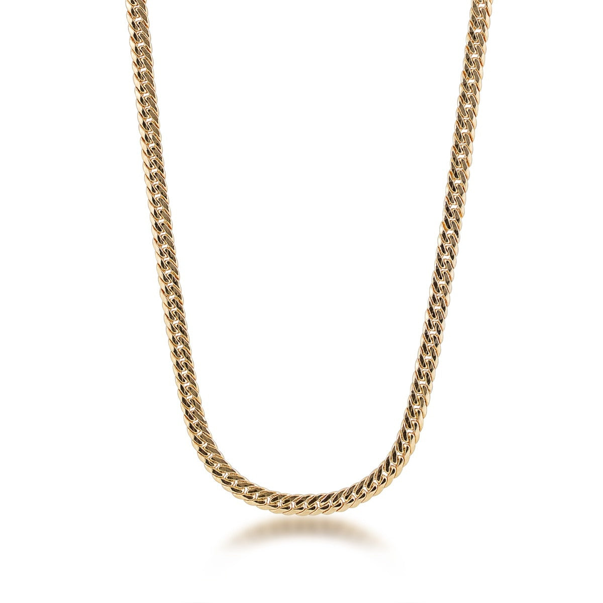 4.75mm 20-inch 14K Yellow Gold Filled Bombay Curb Chain