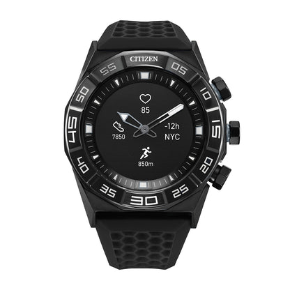 Citizen Hybrid Smartwatch with Black Dial & Black Silicone Strap