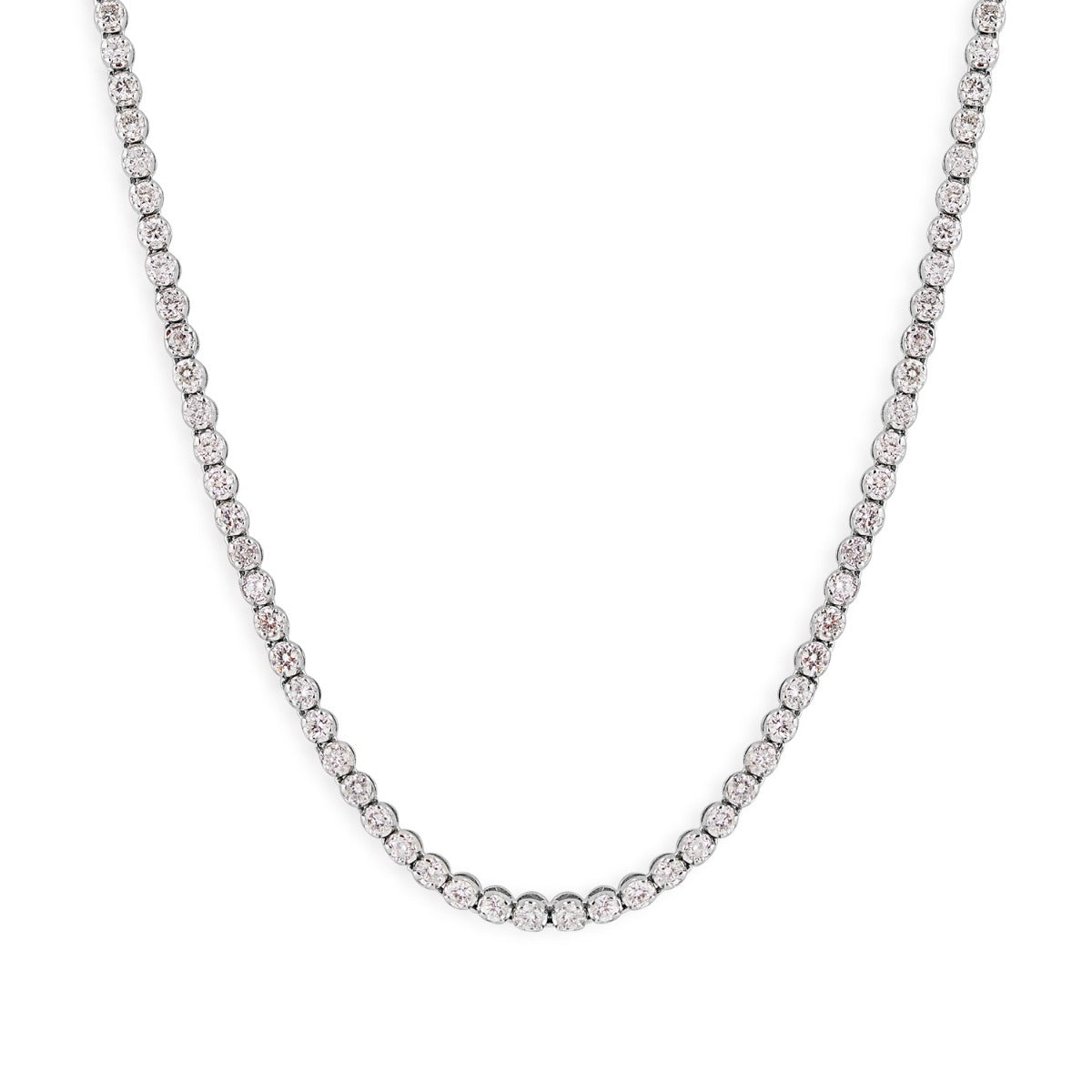 2-5/8 ct. tw. Diamond 16-inch Tennis Necklace in 14K White Gold
