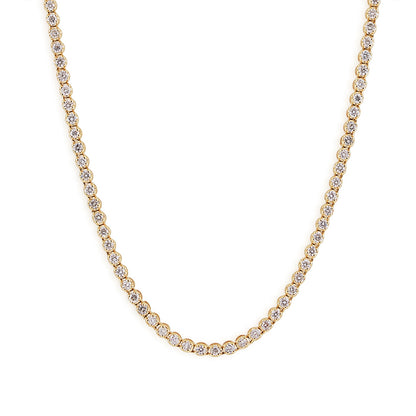 2-1/2 ct. tw. Diamond 16-inch Tennis Necklace in 14K Yellow Gold