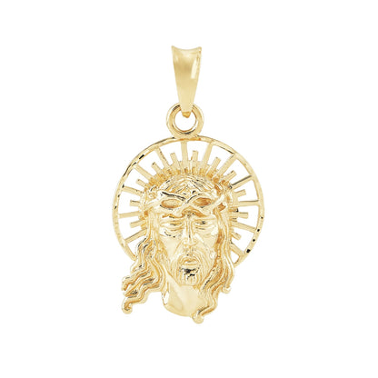 Jesus Pendant in 14K Yellow Gold