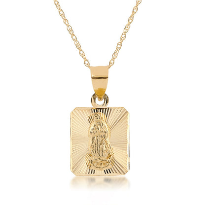 Guadalupe Pendant in 14K Yellow Gold