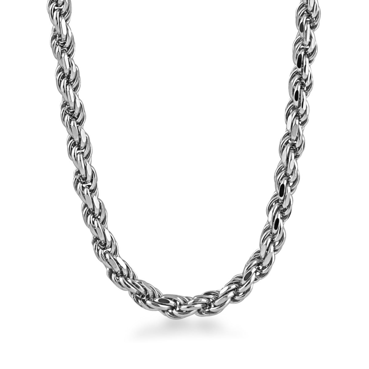 5.6mm 20-inch Rope Chain in Sterling Silver