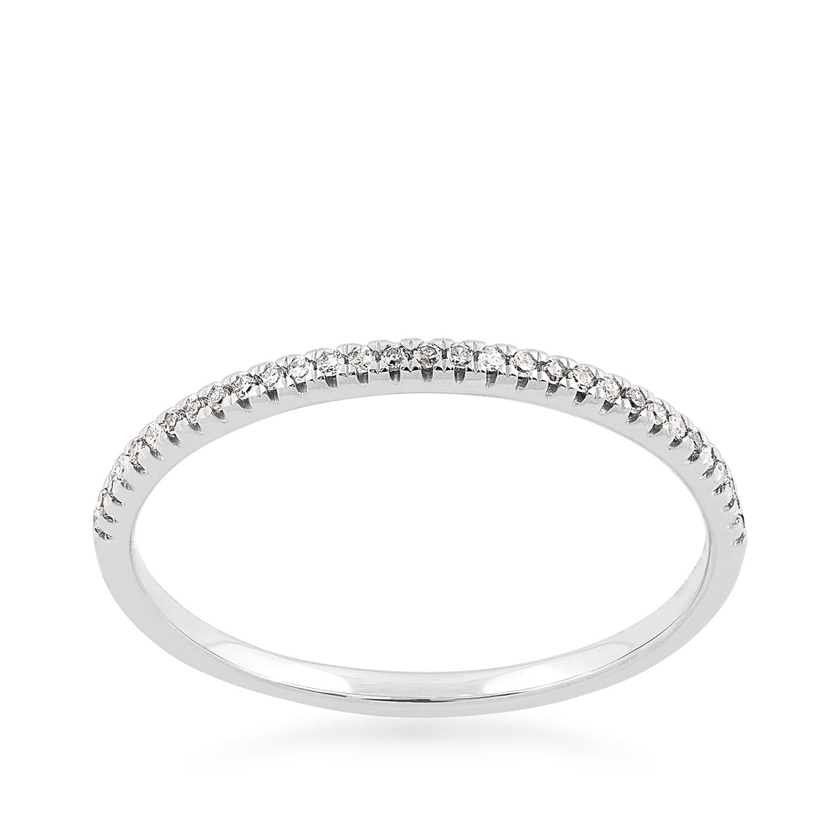 Perfect Match Diamond Stackable Anniversary Ring in 10K White Gold