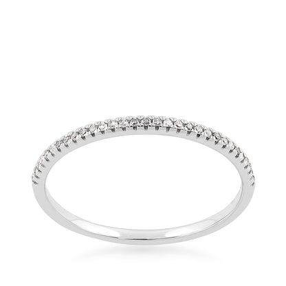 Perfect Match Diamond Stackable Anniversary Ring in 10K White Gold