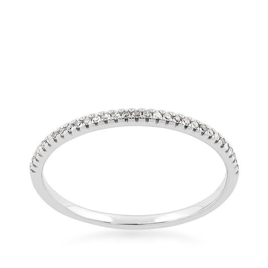 Perfect Match Diamond Stackable Anniversary Ring in 10K White Gold