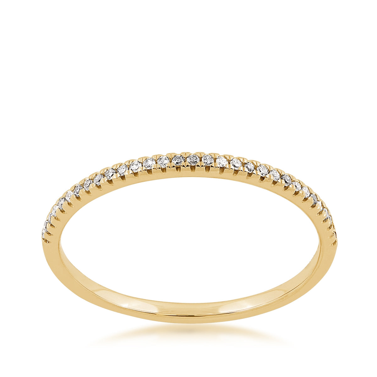 Perfect Match Diamond Stackable Anniversary Ring in 10K Yellow Gold