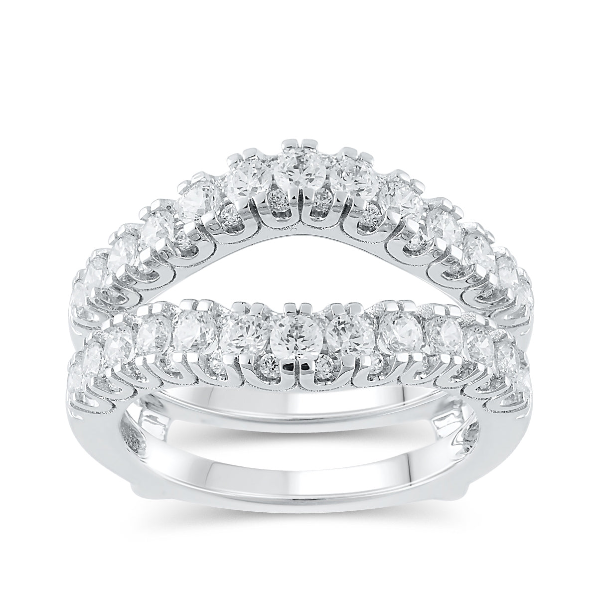 1-1/2 ct. tw. Diamond Wedding Ring Enhancer in 14K White Gold