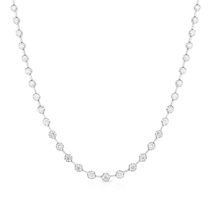 1-9/10 ct. tw. Diamond Station Necklace in 14K White Gold