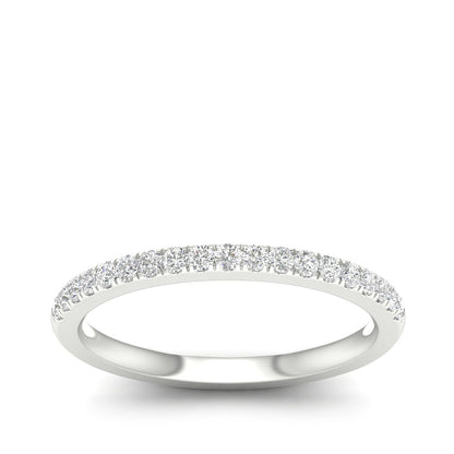 Adamante 1/5 ct. tw. Lab-Grown Diamond Wedding Band in 14K White Gold