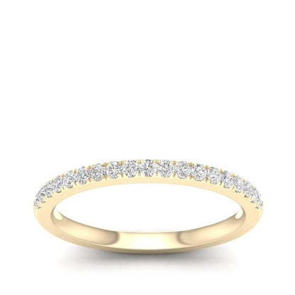 Adamante 1/5 ct. tw. Lab-Grown Diamond Wedding Band in 14K Yellow Gold