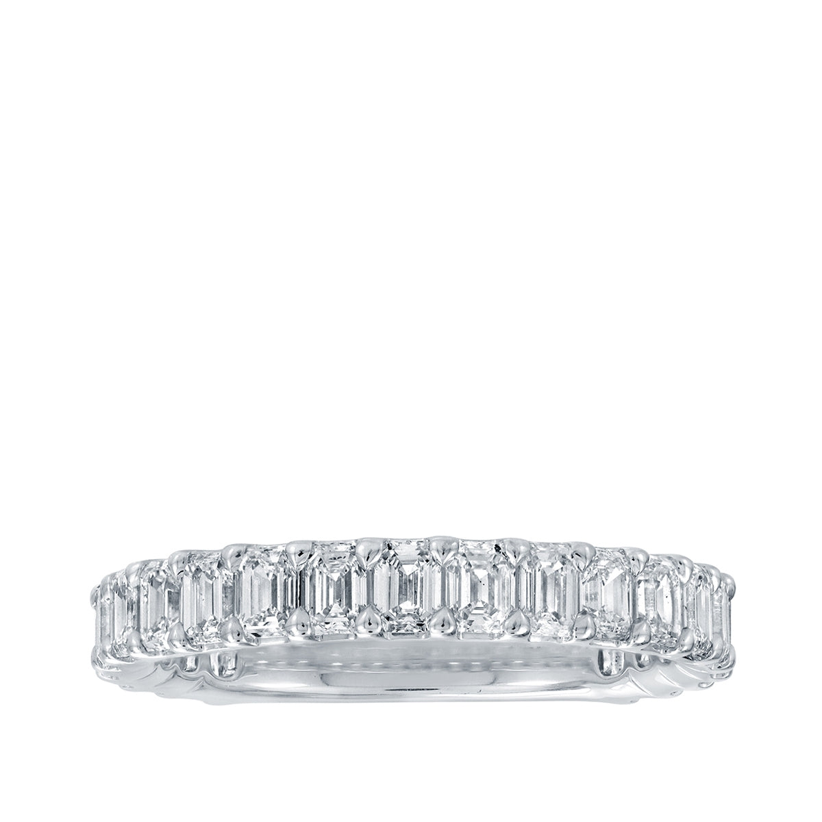 1-9/10 ct. tw. Emerald Cut Diamond Anniversary Band in 14K White Gold