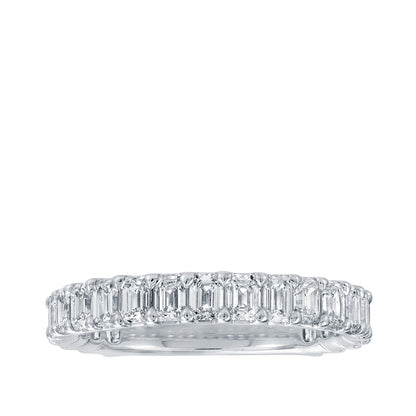 1-9/10 ct. tw. Emerald Cut Diamond Anniversary Band in 14K White Gold
