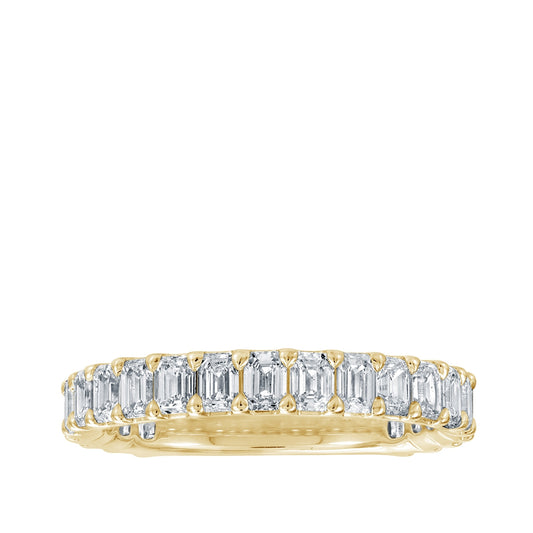 1-9/10 ct. tw. Emerald Cut Diamond Anniversary Band in 14K Yellow Gold