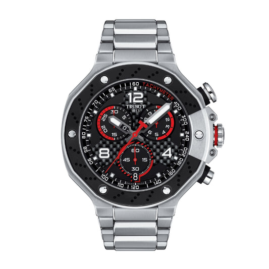 Tissot T Race MotoGP Limited Edition 2022 Stainless Steel Watch with Black Dial