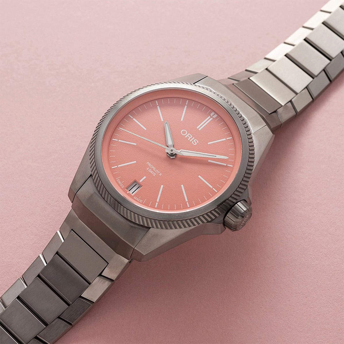 titanium automatic oris watch