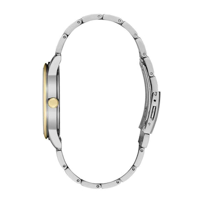 Seiko Men's Essential Quartz Two-Tone Stainless Steel Watch with White Dial