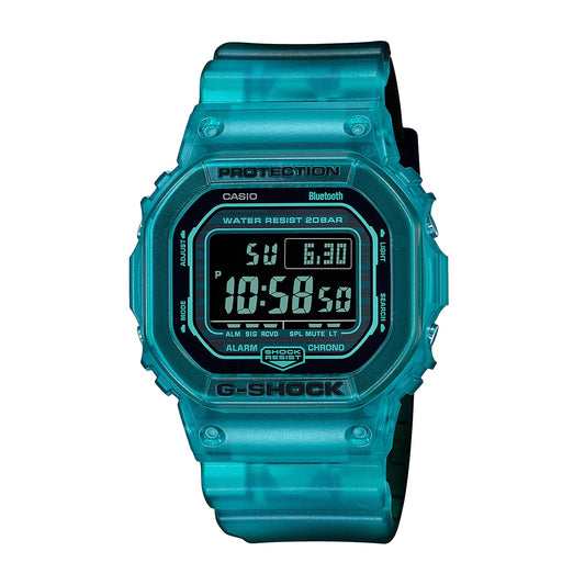G-Shock Men's Virtual World Digital Blue Resin Watch with Black Dial