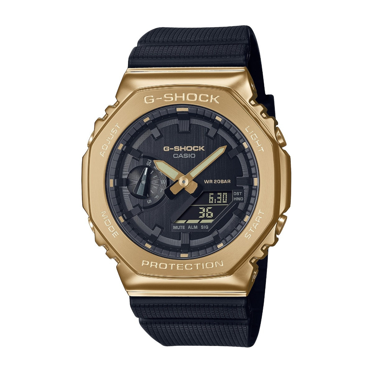 G-Shock Men's G-Steel Gold-Tone Stainless Steel Watch with Black Dial