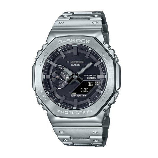 G-Shock Men's Full Metal Stainless Steel Watch with Black Dial