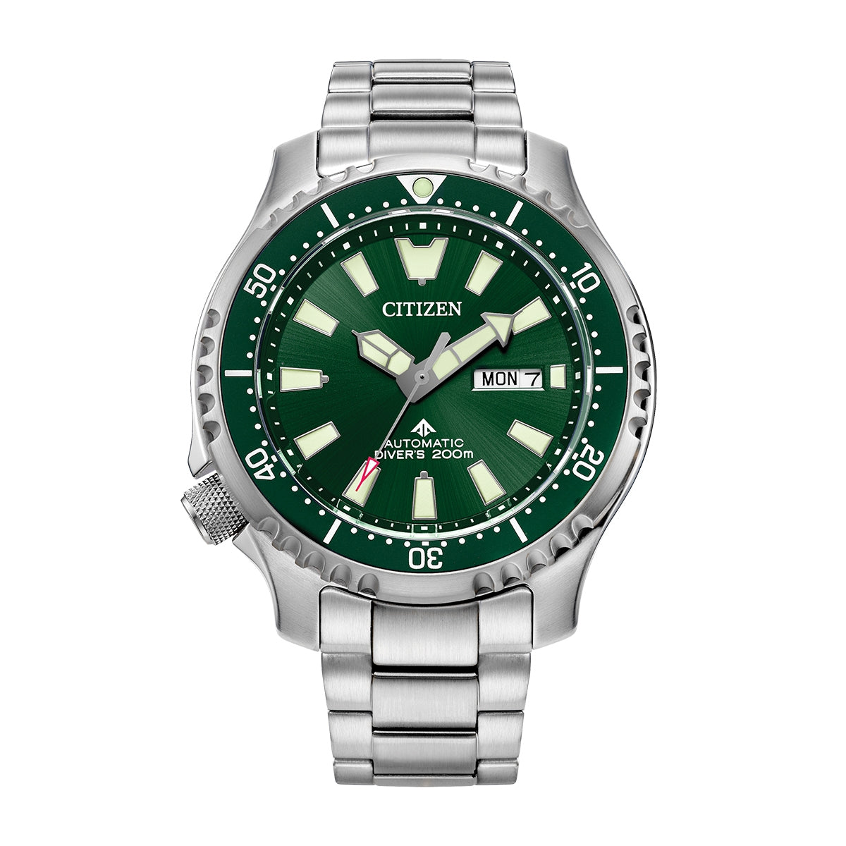 Citizen Men's Promaster Dive Automatic Stainless Steel Watch with Green Dial