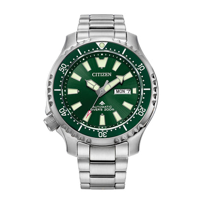 Citizen Men's Promaster Dive Automatic Stainless Steel Watch with Green Dial