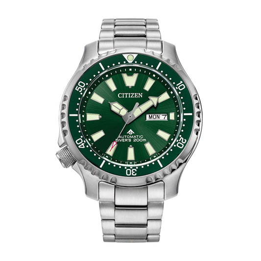 Citizen Men's Promaster Dive Automatic Stainless Steel Watch with Green Dial
