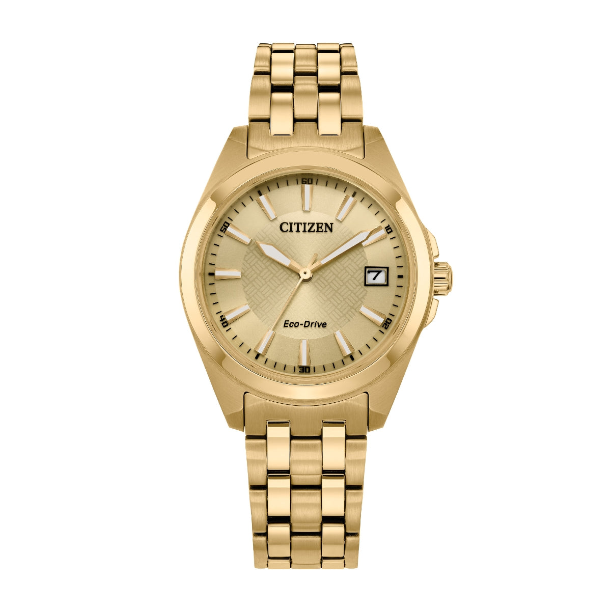 Citizen Ladies' Peyten Gold-Tone Stainless Steel Watch with Champagne Dial