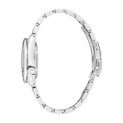 white dial 5 sport seiko automatic watch