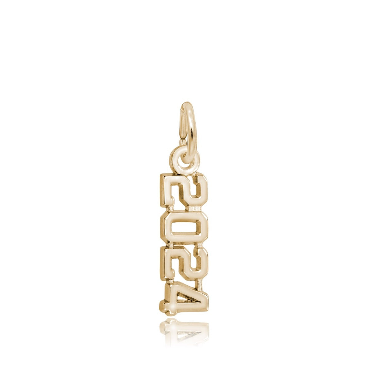 2024 Charm in 14K Yellow Gold
