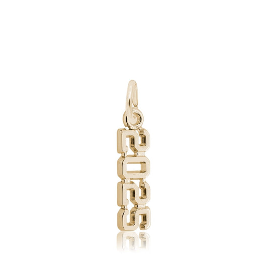 2025 Charm in 14K Yellow Gold