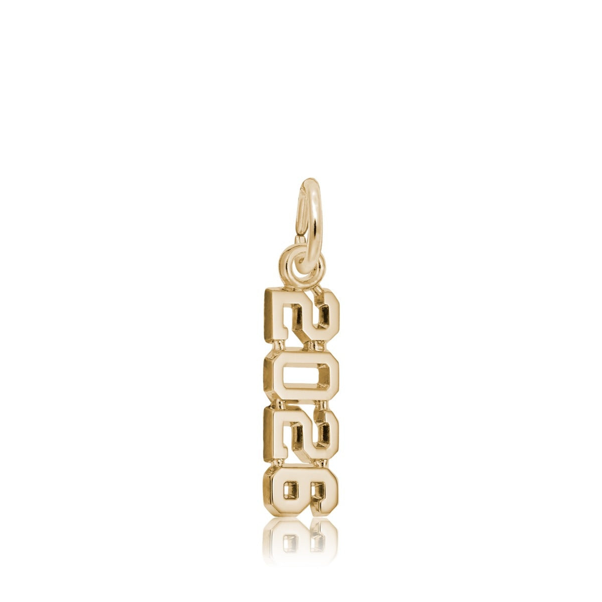 2026 Charm in 14K Yellow Gold