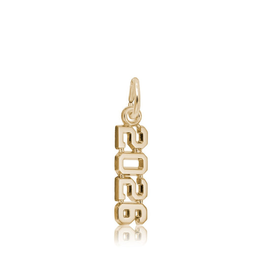 2026 Charm in 14K Yellow Gold