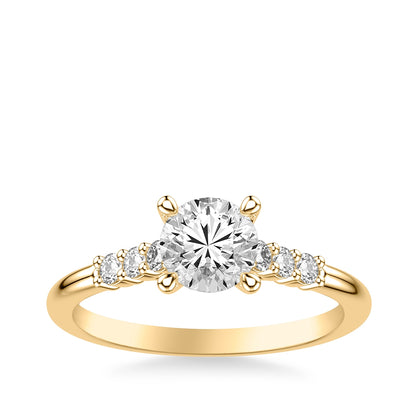 Goldman 1 ct. tw. Diamond Engagement Ring in 14K Yellow Gold