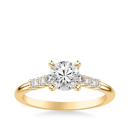 Goldman 1 ct. tw. Diamond Engagement Ring in 14K Yellow Gold