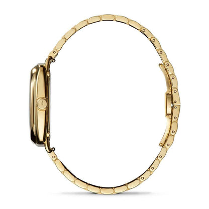 Shinola Ladies' Birdy Quartz Gold-Tone Stainless Steel Watch with White Dial