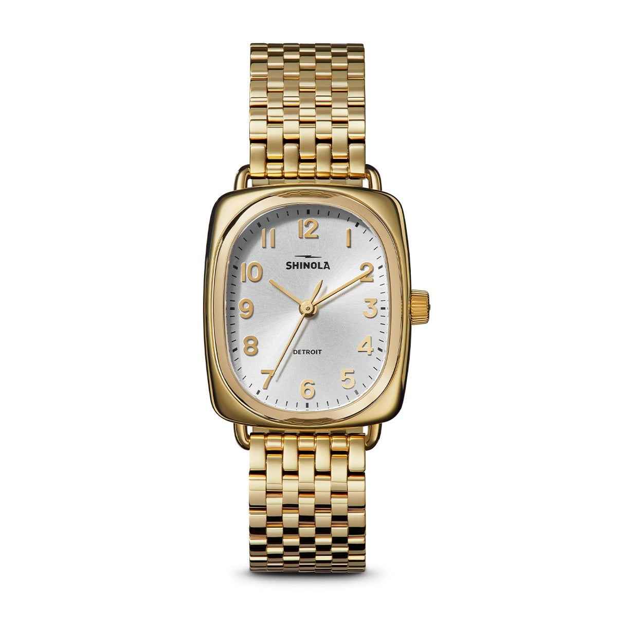 Shinola Ladies' Birdy Quartz Gold-Tone Stainless Steel Watch with White Dial