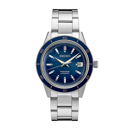 presage blue dial automatic watch
