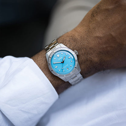 divers cotton candy automatic oris watch