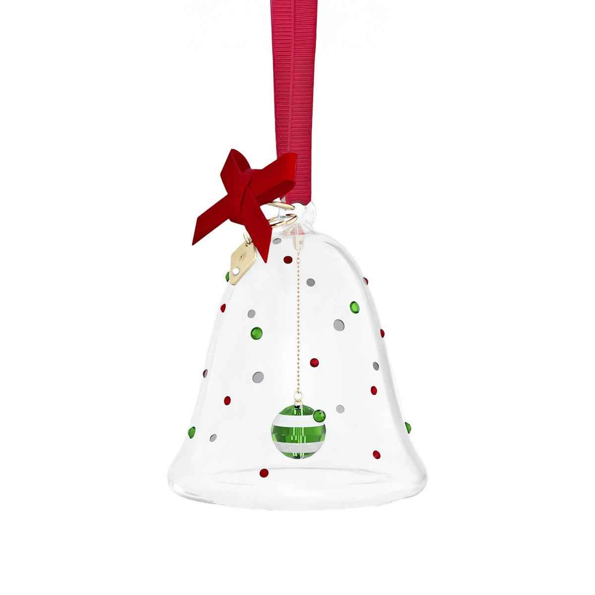 Swarovski Holiday Cheers Dulcis Bell Ornament front view