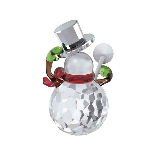 Swarovski Holiday Cheers Duclis Snowman Figurine close-up detail