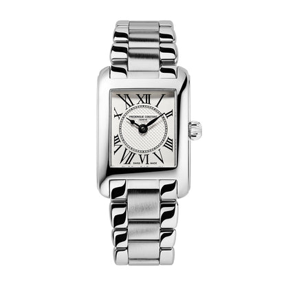 Frederique Constant Ladies' Carree Quartz Stainless Steel Watch with Silver Dial (2)